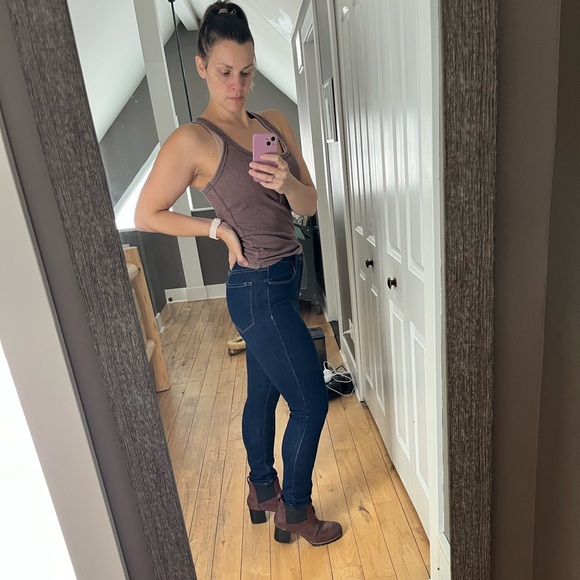 *2 PAIR!* Old Navy Dark Blue Women's WOW Super-Skinny Jeans Size 12 LONG - Picture 8 of 8